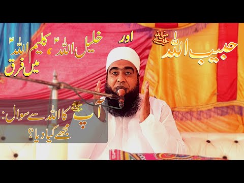 Prophet PBUH Asked ALLAH حضور کا اللہ سے سوال خلیل اللہ و حبیب اللہ میں فرق Moulana Dilawar Khan 