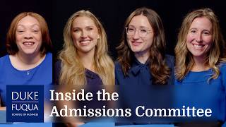 Inside the MBA Admissions Committee: How MBA Applications Are Really Reviewed at Duke Fuqua
