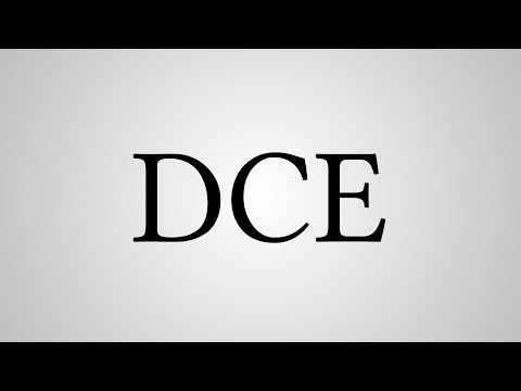 What Does "DCE" Stand For?