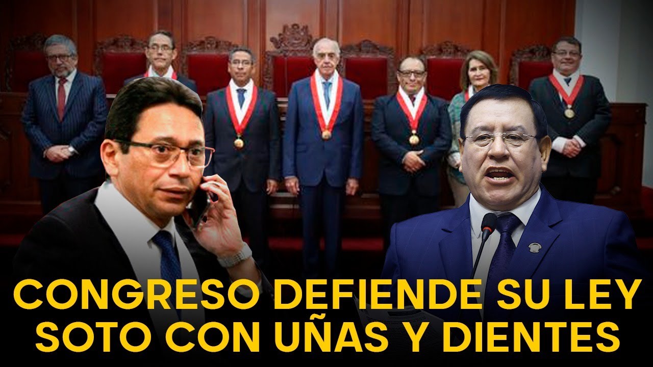 TENSO | Humberto Abanto sale con todo para defender al Congreso por la polémica Ley Soto ante el TC