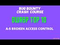 5 OWASP : BAC | Bug Bounty | Penetration Testing | Ethical Hacking for Beginners Crash Course