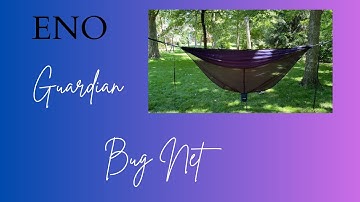 ENO Guardian Bug Net is the ultimate hammock protection against bugs. Perfect for adventures!