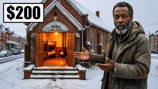 Black Homeless Man Finds A $200 Abandoned Church And Restores It Into Shelter For Homeless Families