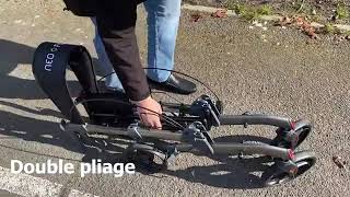 Démonstration du Rollator double pliage Neo Fold