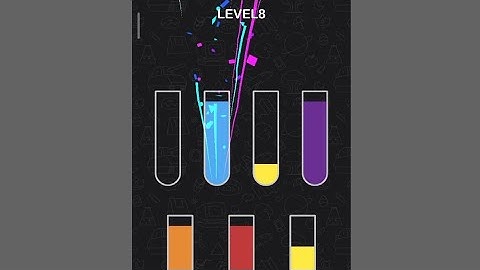 Water Sort Puzzle: Level 7 and 8 #solution #puzzlegame #gameplay #walkthrough