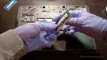 How to easily upgrade RAM and SSD on Dell Latitude E7250. Full HD