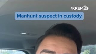 Bonner County manhunt suspect in custody