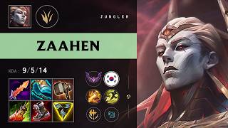 Zaahen Jungle vs Zed - KR Master Patch 26.16