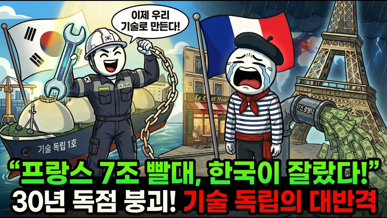한국 조선업이 프랑스 30년간 숨겨온 잔혹한 노예계약 7조원 증발 진실#경제학 #삼성전자#프랑스#한국조선업#경제
