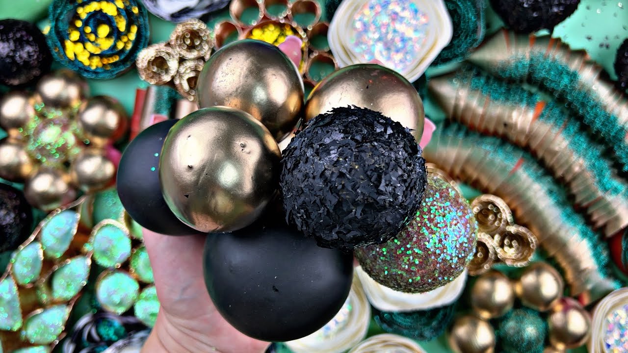 Clay cracking | Crushing soap boxes with starch and foam | ASMR Video