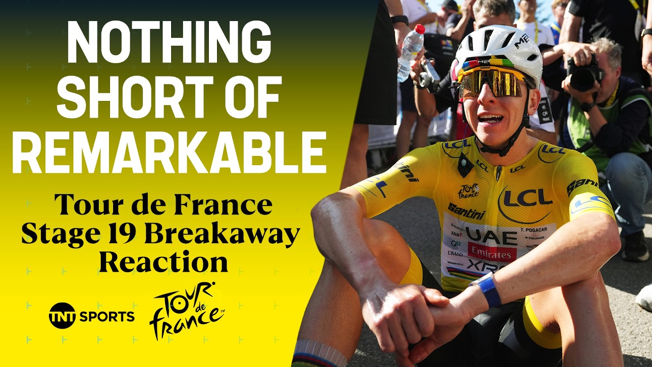 Tour de France Stage 19 REACTION: Record breaking performance on Alpe d'Huez! 🤩