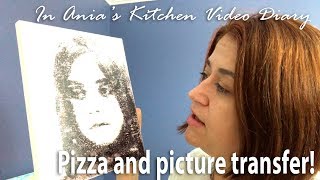 Ania's Video Diary - Pizza and picture transfer - Daily Vlog