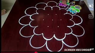 Beautiful Rangavallikasankranti Muggulupongal Kolam