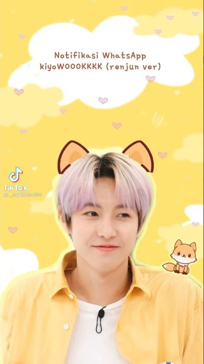 notif wa renjun kiyowok #nct #nctdream #renjun  #huangrenjun