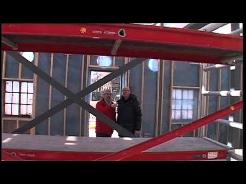 Bouwvaria bij Vreeburg in Hillegom