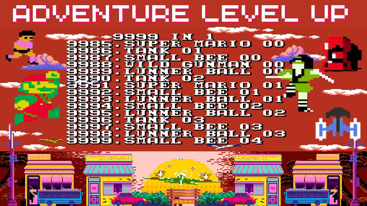 マリオ NES 9999 in 1 : Ultimate Classic Games Collection Gameplay! - YouTube