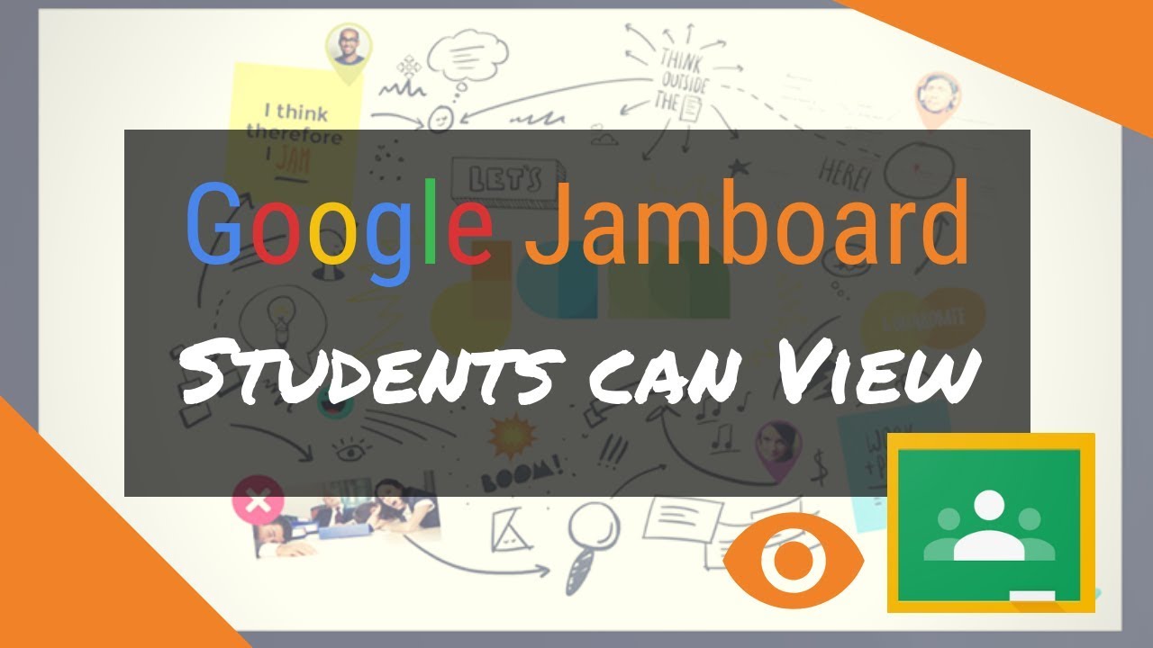 Google Jamboard in Google Classroom - Students Can View
