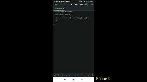 How To Run Java Program On Android Mobile || In Hindi