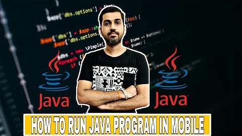 How To Run Java Program On Android Mobile || In Hindi