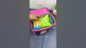 The Dual Delight Lunch Bag: Elevated Eats #shorts #lunchbag #doubledecker