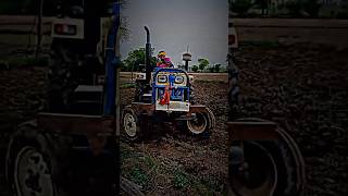🚜 Swaraj Tractor + SLAVA FUNK = Khatarnak Combo🔥 Gaon Ka King, Road Ka #farming #shorts #trending
