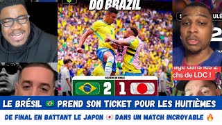 🚨 BRAZIL ELIMINATES JAPAN AFTER AN INCREDIBLE MATCH AND HEADS TO THE ROUND OF 16 😱🇧🇷🔥