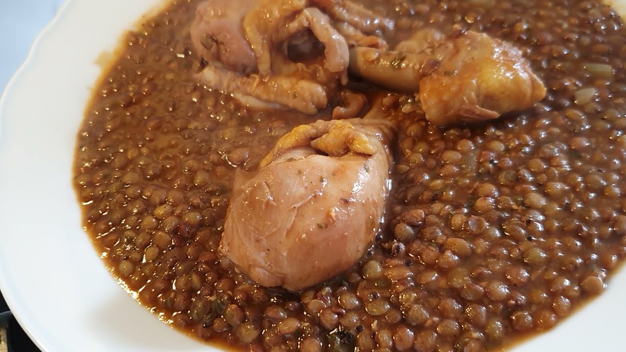 LES MEILLEUR LENTILLE AU POULET