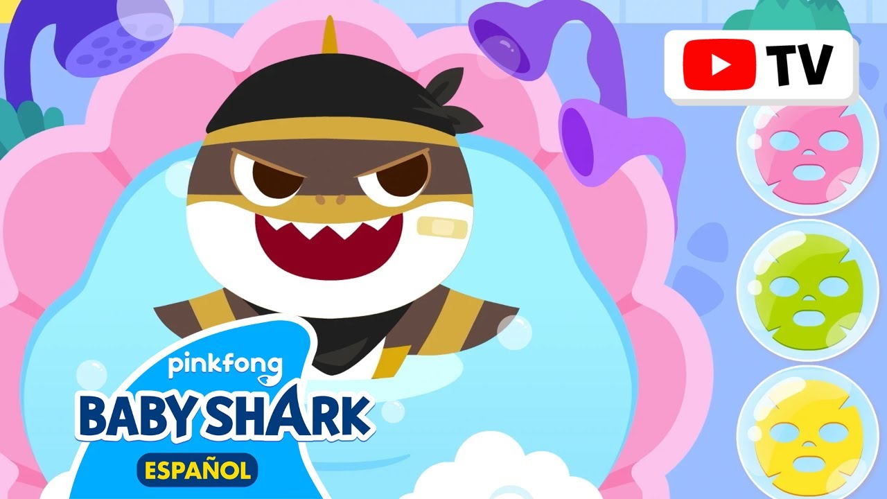 Tiburón Bebé, Es Hora de Baño | La Divertida Ducha de Tiburón Bebé | Baby Shark en español