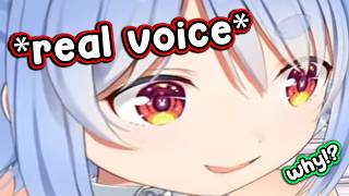 When Pekora's REAL VOICE Comes Out...