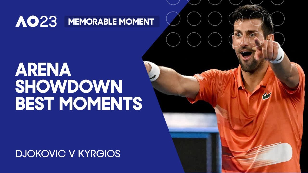 Novak Djokovic v Nick Kyrgios Arena Showdown Exhibition Best Moments | Australian Open 2023