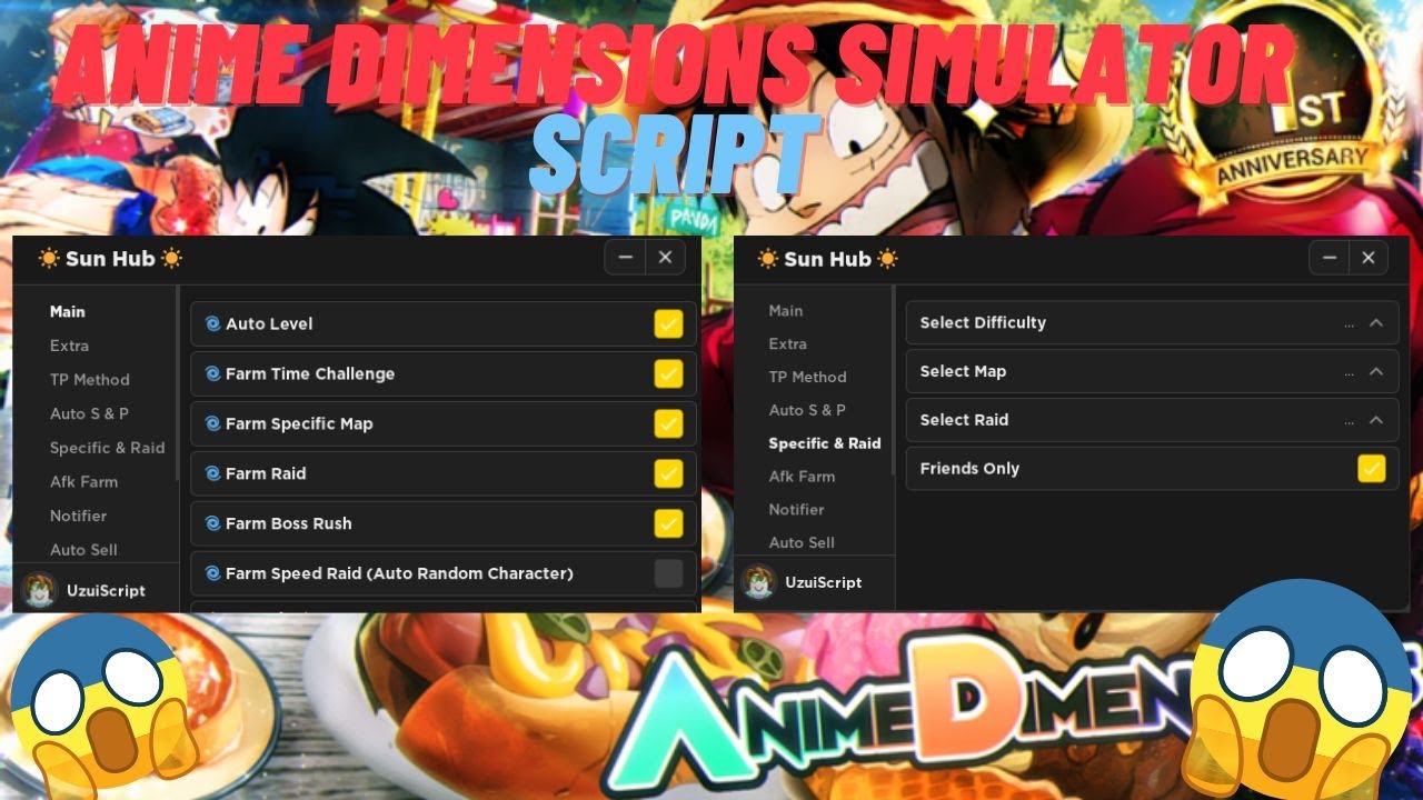 ANIME DIMENSIONS SIMULATOR – ScriptPastebin