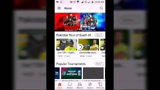 One app say all sports match WWE cricket live streaming or highlights screenshot 1