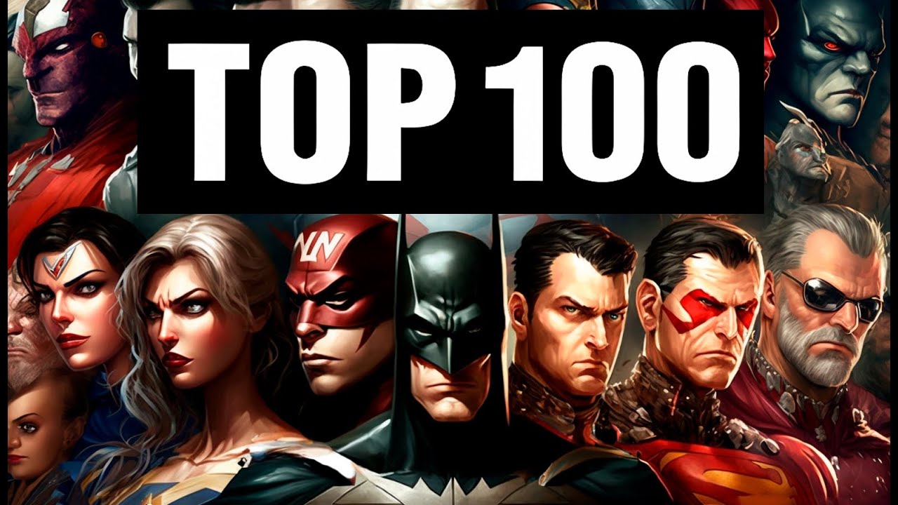 Top 100 DC Heroes Part 2. Made in Midjourney with Epic Music - YouTube
