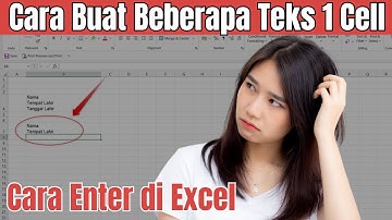 Cara Enter di Excel tanpa Pindah Kolom atau 1 Cell