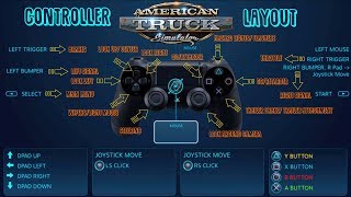 PS4 controller with Euro Truck Simulator configuration example 