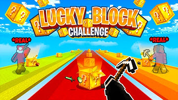The Ultimate Lucky Block Race In Minecraft! (No Friends Edition)