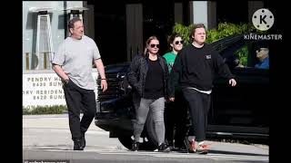 Lewis Capaldi and Ellie MacDowall With his Parents in Hollywood Update