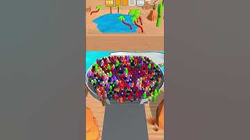 Escalators Game Level #195 HUGE Crowd Multiply Madness! 🏆🔥 #shorts #funny