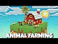 Animal Farming in Minecraft But It's Only One Block!