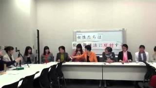 20131116 UPLAN 【記者会見】女性たちは秘密保護法に反対する