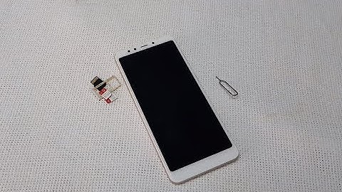 How to insert SIM card & MicroSD card in Xiaomi Redmi 5