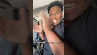 I was the first to clap on the Plane!