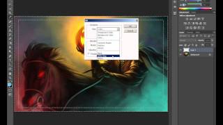 Creating an Independent Border Layer using Selection in Photoshop CS6