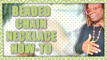 Make A Wire Wrapped Beaded Necklace With A Tassel