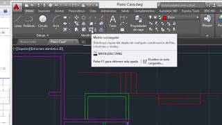 Dibujo de escalera y uso de matriz rectangular para copiar elementos en AutoCAD (Curso Parte 8)