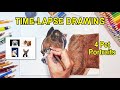 Watch me Draw 4 Dog Portraits | Time Lapse Video