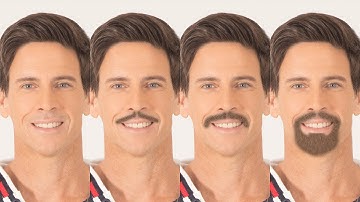 How to Create (Facial Hair) Beard & Moustache - Photoshop Tutorial [Photoshopdesire.com]
