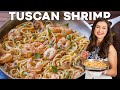 Tuscan Shrimp Pasta - Easy 30 Min Dinner Recipe