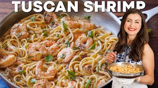 Tuscan Shrimp Pasta  Easy 30 Min Dinner Recipe