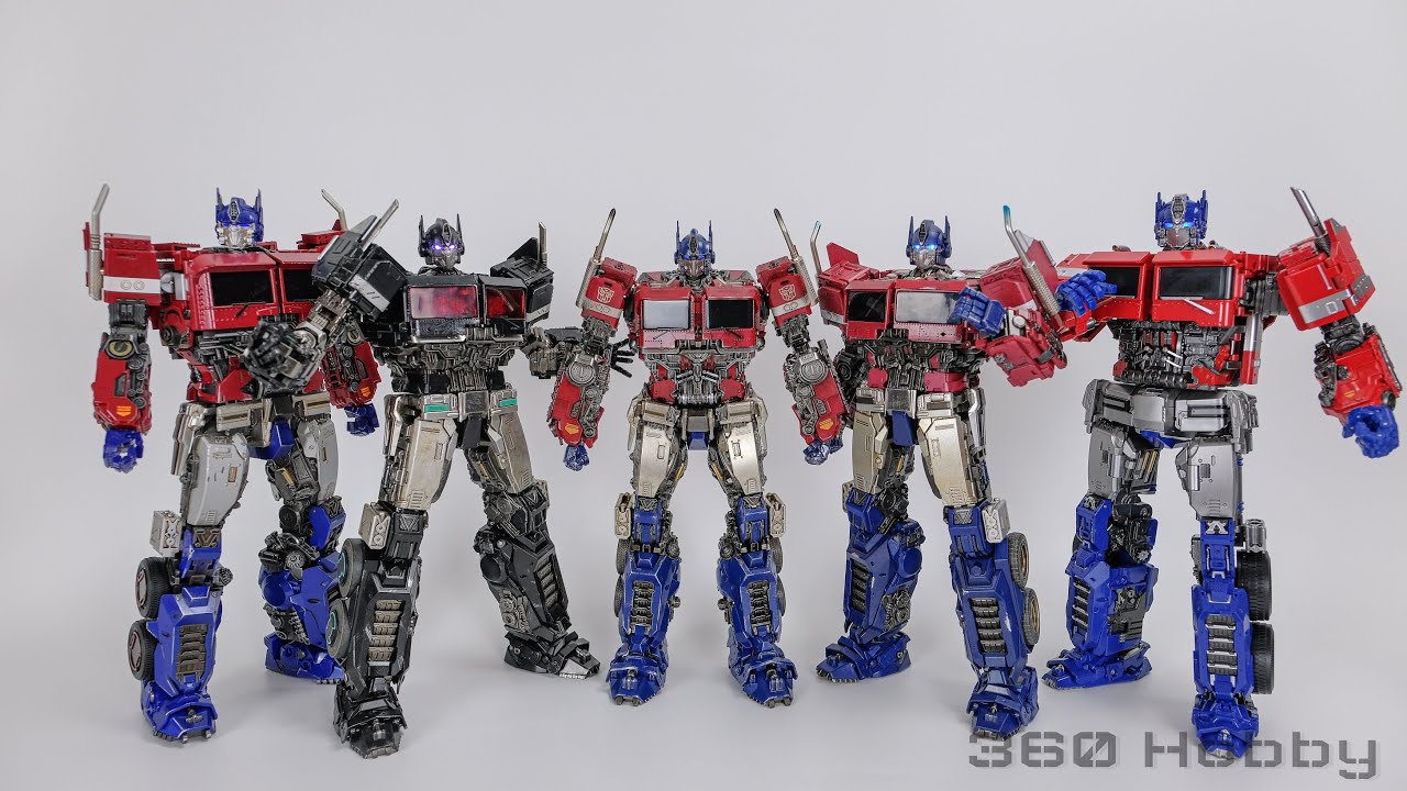 4 Optimus Prime [Comparison video]- ThreeZero , Aoyi BMB LS 13, Wei Jiang  MW M09 & Toyworld TW-F09